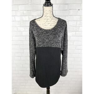 Suzanne Betro Knit Color‎ Block Sweater Size Large